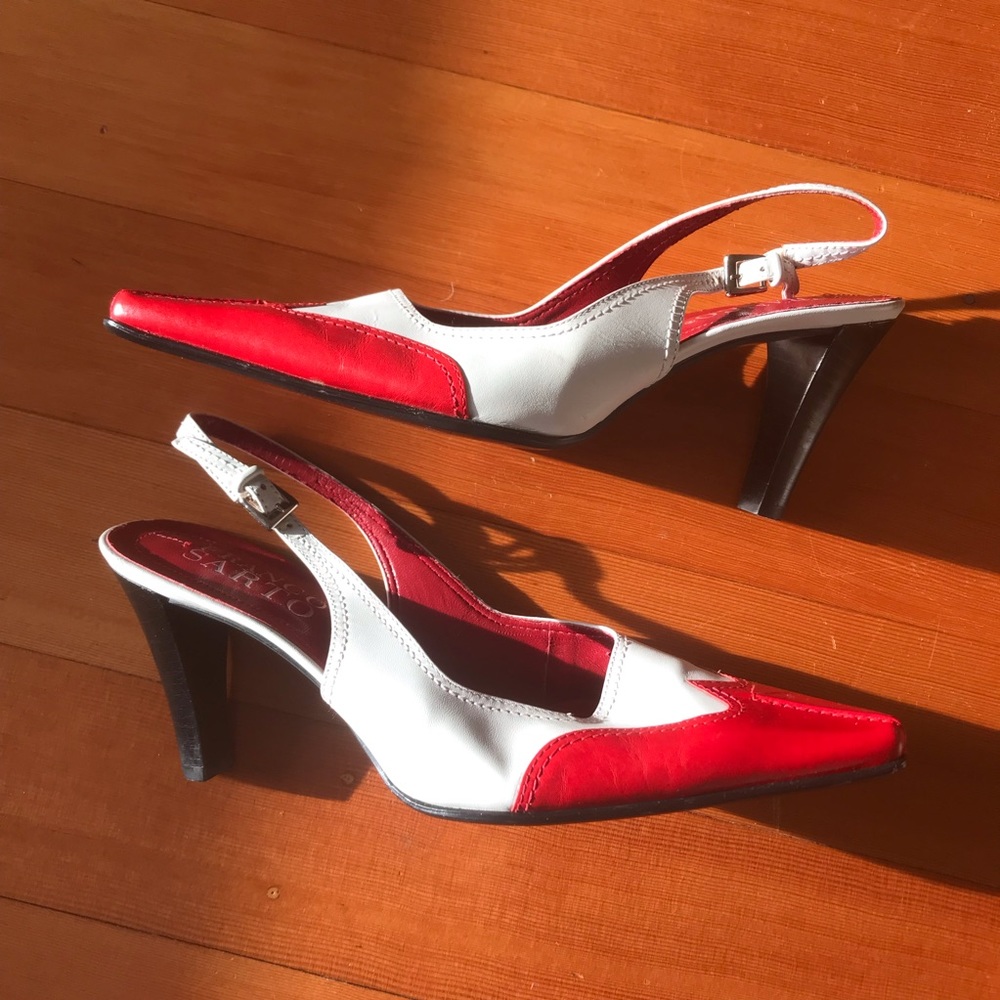FRANCO SARTO | vintage western slingbacks